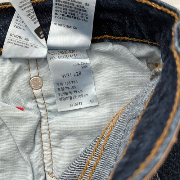 Levi's Dark Blue Skinny Jeans for Women - Picture 13 of 16